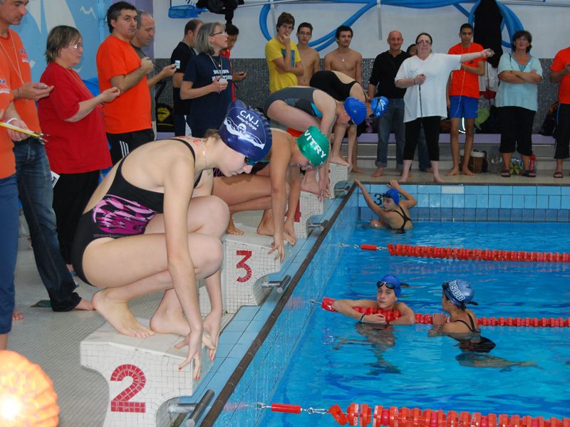 Course de natation avec le CNJ